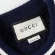 p265 GucciGucci Sweater Knit Loose VersionMountain wool raw material yarn Guest imported sweater fabric 7-needle imported knitting machine manufacturing color fixed dyeing overall thick needle twist hollowing back neck l