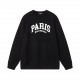 p255 balenciaga balenciaga parisian house sweater knit sweater loose version23ss limited slogan letters jacquard Guest imported sweater fabrics mountain wool raw material yarn 7 needle imported knitting machine manufactu