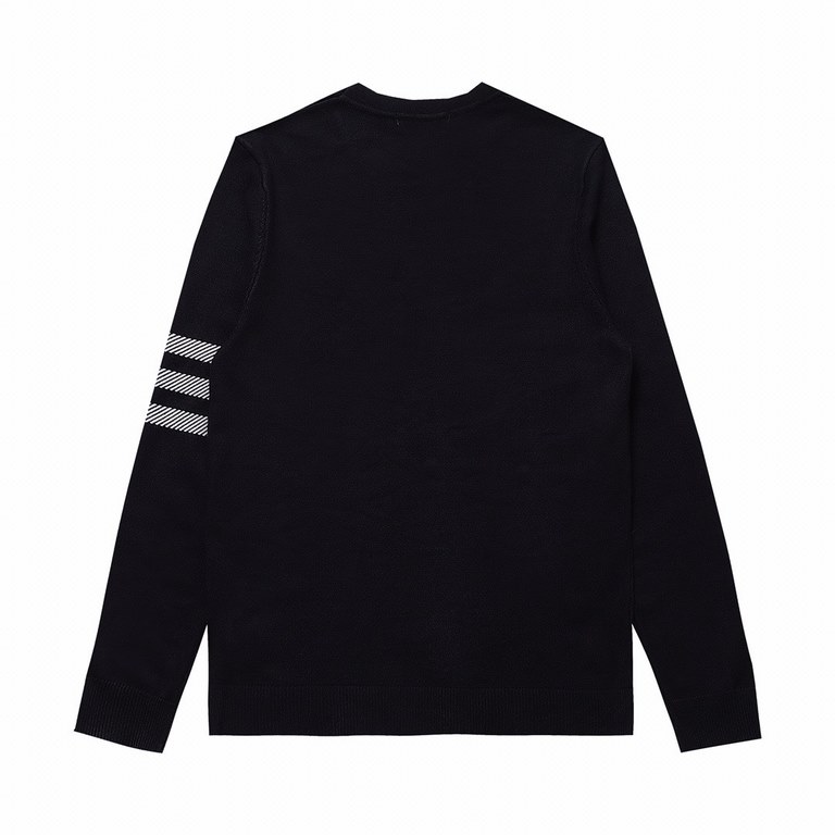 P230 「Top Version Distinctive Circulation】!Chrome Hearts American High Street Classic Cross Tech 100 Needle Knit Long Sleeve SweaterNo fast food qualityOriginal fabrics are used in the whole seriesSize S M L XLColorBlack