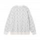 p255 Louis VuittonLouis Vuitton LV sweater full body logo knit sweater loose versionCustomers for imported sweater fabrics Mountain wool raw material yarn 7 needle imported knitting machine manufacturing color fixed dyei