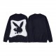 265Model number C67- Saint LaurentSt. Laurent co-branded Playboy bunny mohair sweater super soft rabbit cute huge good with men and women's models fabric is very comfortable and soft trimmed with burlap details and jacqu