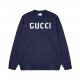 270Model No. C66GUCCI Gucci chest letters logo new jacquard round neck wool sweater using imported knitted sweater fabric jacquard worn process workmanship is very superb Men and women with the same models on the body is