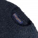 380 【Returned】 1v 22FW Mirror Logo Applique Sweater (Night Blue)The original 10,300 purchased, the new color difference between the old models, fixed weaving and dyeing 60% wool night blue black wool circle yarn, night b