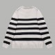 P270 (top of the line version) Distinctive cartons)Style Celine Celine Arc de Triomphe Stripe Patchwork Customized Wool SweaterColor picture colorSize S-XXLMaterial woolAccessories full set of customized accessoriesGende