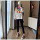 AC10#P175 Fall 2023 New Goods.ACNE STUDIOS rainbow bite   rainbow retro round neck sweater.Heavy work, 10-color patchwork, extremely complex weaving, full of bumpy smiley face patterns.This year's hot brand Acne Studios 