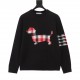 335Thom Browne Tom Browne 22FW Puppy Crew SweaterGermany STOLL imported machine knitting, air layer jacquard supply, fan kite picture color spun yarn hanging eye spacer, arm loop spacing even lines. This product accordin