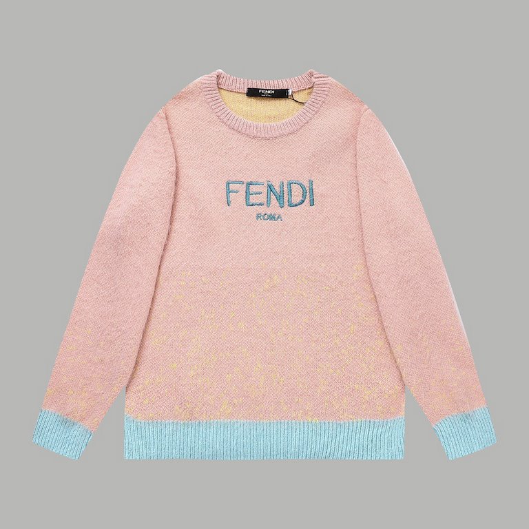 P280 (top of the line version) Distinctive cartons)Style Fendi Rainbow Customized Wool SweaterColor picture colorSize S-XXLMaterial woolAccessories full set of customized accessoriesGender-neutral Unisex