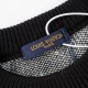 p255 Louis VuittonLouis Vuitton LV sweater full body logo knit sweater loose versionCustomers for imported sweater fabrics Mountain wool raw material yarn 7 needle imported knitting machine manufacturing color fixed dyei