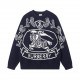 260 (original development)BurberryBurberry 23Fw Knight's War Horse Wool Knit SweaterHong Kong counter 11200 purchased yb development! The original version of the color wool need to be fixed weaving and dyeing to have thi