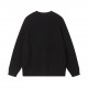 p255 Balenciaga Balenciaga Sweater Knit Loose Version7-needle imported knitting machine manufacturing mountain wool raw material yarn customer imported sweater fabric color fixed dyeing high-quality heavyweight high qual