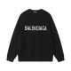 p255 Balenciaga Balenciaga Sweater Knit Loose Version7-needle imported knitting machine manufacturing mountain wool raw material yarn customer imported sweater fabric color fixed dyeing high-quality heavyweight high qual