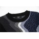 P255 FEND22SS fall and winter new super fine sweater, men and women with the same striped wool embroidered letters fashion round neck pullover sweater knitwear! Trading company channel rare out, synchronized official web