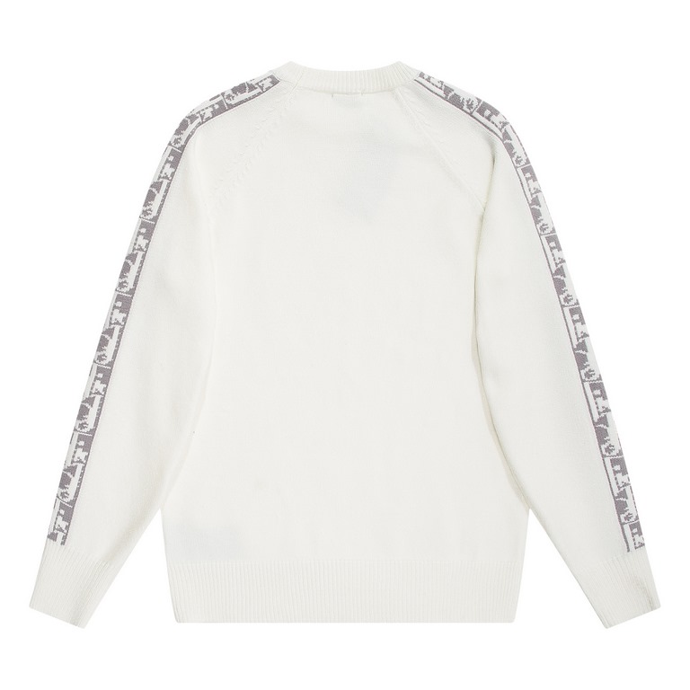 p245Dir Dior   2022 Autumn and Winter new, the latest official website fashion round neck sweater, the official website synchronization, counter custom fabrics! Close to the skin comfortable, durable and good to wear, th