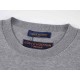 P235LouisVuitton 23SS solid color cuffs monogrammed jacquard logo crew neck sweater.This model uses 100% 16 count imported 5 knitting machine to do the whole piece of single side, shoulder receiving flower process. Split