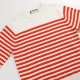 P220 Product DetailsTraditional motifs are reinterpreted through the Gucci aesthetic in a series of classic knitwear pieces. Crafted from jersey cotton, this sweater is brightened with red and ivory stripes. A Gucci appl