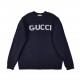 P255Gucci Gucci FallWinter 23 Chest white monogrammed jacquard wool crew neck sweaterGucci's new collection refreshes closet classics through silhouettes, colors and textures. A number of staple pieces are given a fresh 