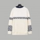 P225FEND Fendi lambswool jacquard long sleeve sweaterLamb's wool and lambswool half-patch fabric is soft and delicate.Partial jacquard design, front and back alignmentSize XS S M L Original Fabric 45% Lamb's wool, 45% La