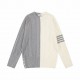 P240 Thom Browne   Thom Browne colorblocked thick wool yarnTB classic four-bar basic style year after year are wearing the classic models must choose the quality   all the color fixed dye containing wool cotton yarn, sof