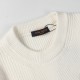 p255 Louis Vuitton Louis Vuitton Sweater Knit Loose Version7-needle imported knitting machine manufacturing goat wool raw material yarn customer imported sweater fabric color custom dyeing better anti-static and stretch 