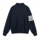 p225Thom Browne  TB23 fall and winter new four bar turtleneck sweater100% Cotton, soft and delicate wool knit, finely crafted and unique! The best-looking style of the academy, the hem, the arms of the opposite version o