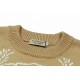 p270Burberry BURBERRY Classic War Horse Wheat Fringe Jacquard Wool Knit SweaterColor apricot brown dark blueSize S M L XL XXL