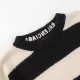 BALENCIAGA P250  Embroidered Logo Knit ShirtBALENCIAGA Parisienne Embroidered 1ogoPatchwork sweater knitSize S M LCraftsmanship mohairColor black and whiteAccessories original hangtag