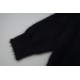 P235YSL Saint Laurent mink monogrammed jacquard long sleeve sweaterSable and seahorse blend, brushed and double-pulled.The fabric is soft and delicate, very drapeySize XS S M L Original fabric 75% mink, 25% mohair.Differ