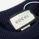 p265 GucciGucci sweater G family jacquard full body letters hollowed out sweater loose versionMountain wool raw material yarn Guest imported sweater fabric 7 needle imported knitting machine manufacturing color fixed dye