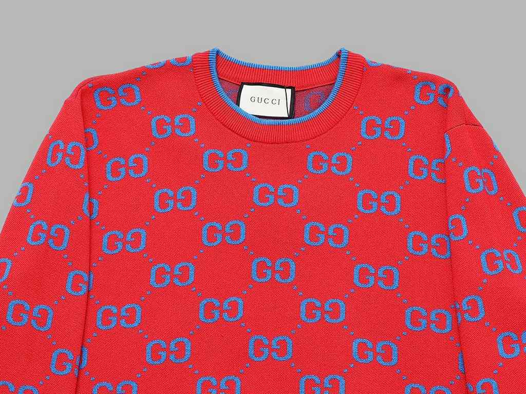 P260 (top of the line version) Distinctive cartons)Style Gucci Gucci Double G Full Print Customized Wool SweaterColor picture colorSize XS-LMaterial woolAccessories full set of customized accessoriesGender-neutral Unisex