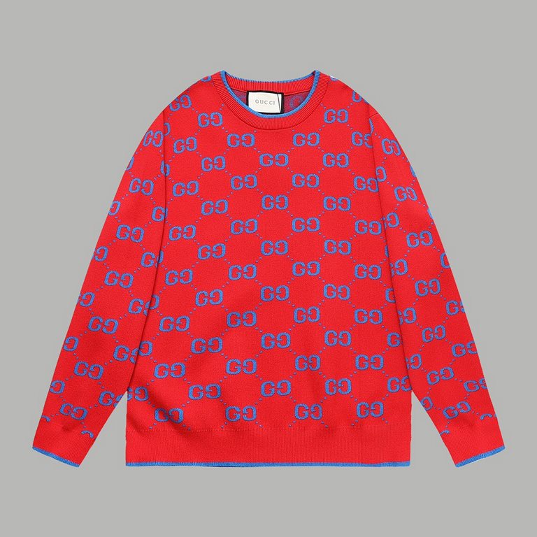 P260 (top of the line version) Distinctive cartons)Style Gucci Gucci Double G Full Print Customized Wool SweaterColor picture colorSize XS-LMaterial woolAccessories full set of customized accessoriesGender-neutral Unisex