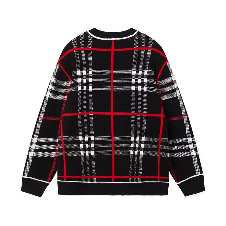 ￥23023ss new jacquard wool knit sweater OS version  Men's and women's alikeThe whole garment is 500 grams of heavy weight, and it kills the market currency.The wool is knitted and manufactured using 7 needle imported mac