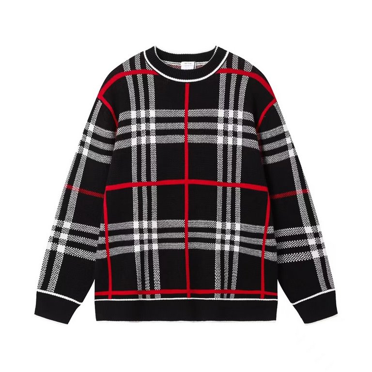 ￥23023ss new jacquard wool knit sweater OS version  Men's and women's alikeThe whole garment is 500 grams of heavy weight, and it kills the market currency.The wool is knitted and manufactured using 7 needle imported mac