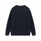 P290 Dior Dior CD2023FW New Wool Plain Christian Dio^Atelier Embroidered Knit Pullover Sweater.Paying homage to the Dio designer   this knitwear piece is crafted from wool plain knit and adorned with Christian Dio^Atelie