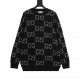 Next day shipping  355 (support put store)GUCCIGucci Classic Interlocking Pattern Knit Pullover SweaterThe classic item from Gucci is back, another treasure sweater worth getting!This year's fall and winter new models, s