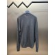 p365 FENDI Fendi Gray Cashmere SweaterDark gray wool yarn material, decorated with light gray beveled edges oversized FF pattern inserts, 90% cashmere, fitted pullover version.Size 48.50.52.54