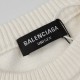 p255 balenciaga balenciaga parisian house sweater knit sweater loose version23ss limited slogan letters jacquard Guest imported sweater fabrics mountain wool raw material yarn 7 needle imported knitting machine manufactu