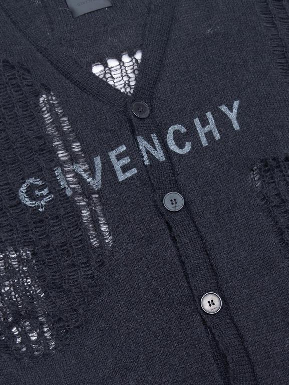 #M37 .  215 Packed with nylon bagGIVENCH-Y Givenchy New Hole Breaking Wool CardiganAdopting customized sheep yarn and imported jacquard machine work, different from the market wrong version of the cheap version of the sk