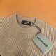 P230 (heavy weight high version)Balenciaga   Balenciaga 23ss new jacquard wool knit sweater sweater OS shape   men's and women's alikeThe whole garment 500 grams of heavy weight seconds market currencyThe wool is knitted