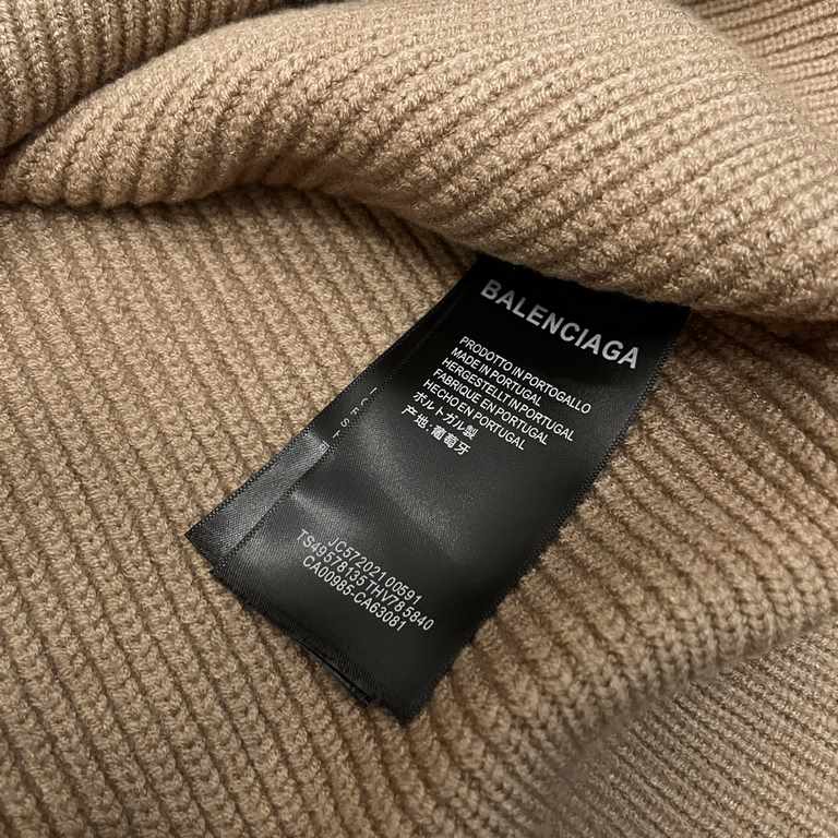 P230 (heavy weight high version)Balenciaga   Balenciaga 23ss new jacquard wool knit sweater sweater OS shape   men's and women's alikeThe whole garment 500 grams of heavy weight seconds market currencyThe wool is knitted