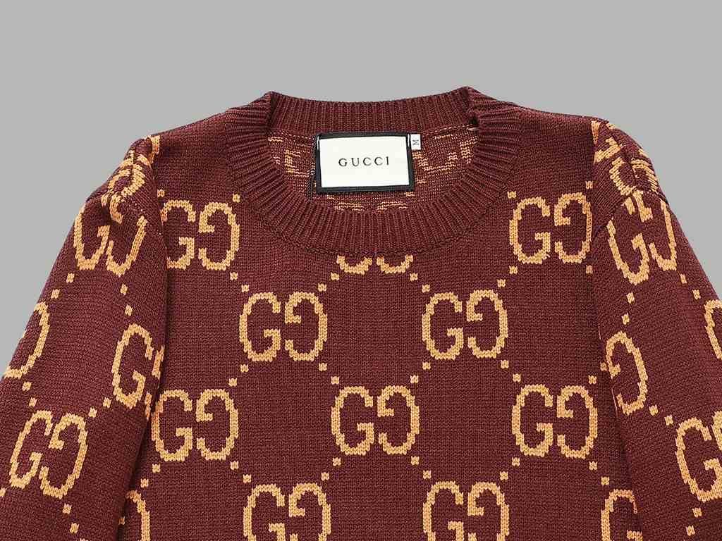 P280 (top of the line version) Distinctive cartons)Style Gucci Gucci Full Print Jacquard Customized Wool SweaterColor picture colorSize S-XXLMaterial woolAccessories full set of customized accessoriesGender-neutral Unise