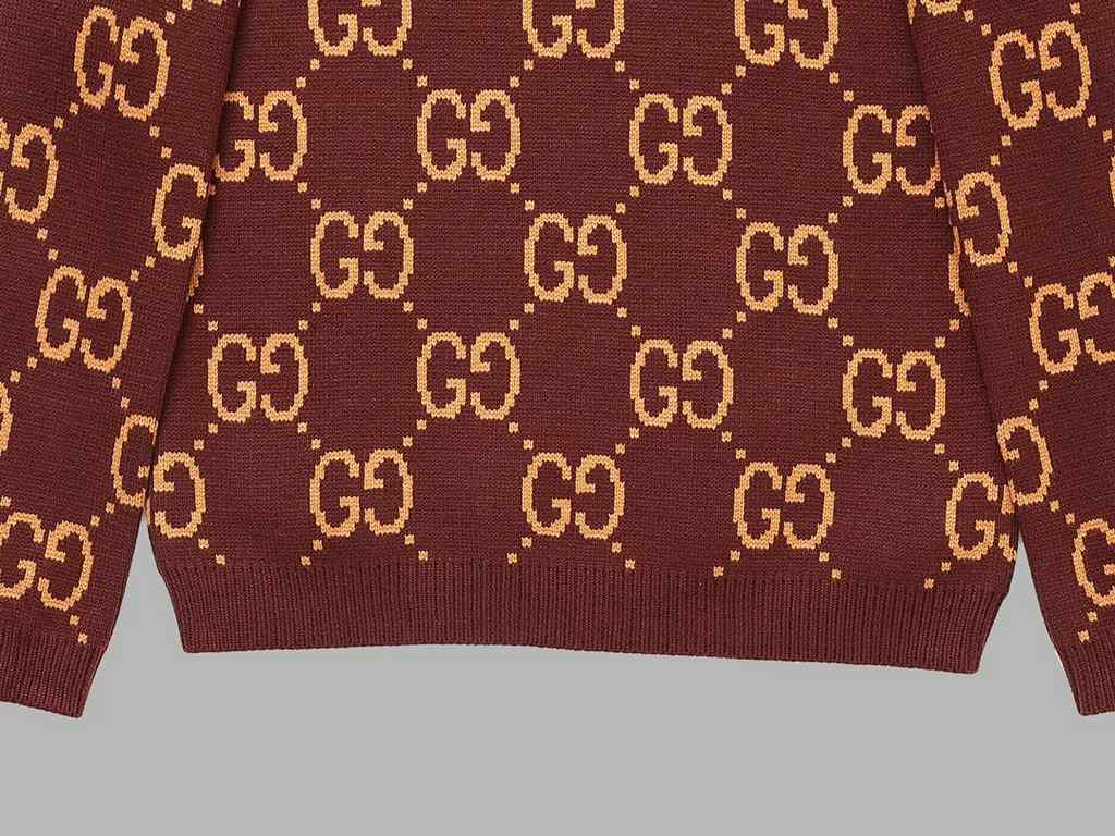 P280 (top of the line version) Distinctive cartons)Style Gucci Gucci Full Print Jacquard Customized Wool SweaterColor picture colorSize S-XXLMaterial woolAccessories full set of customized accessoriesGender-neutral Unise