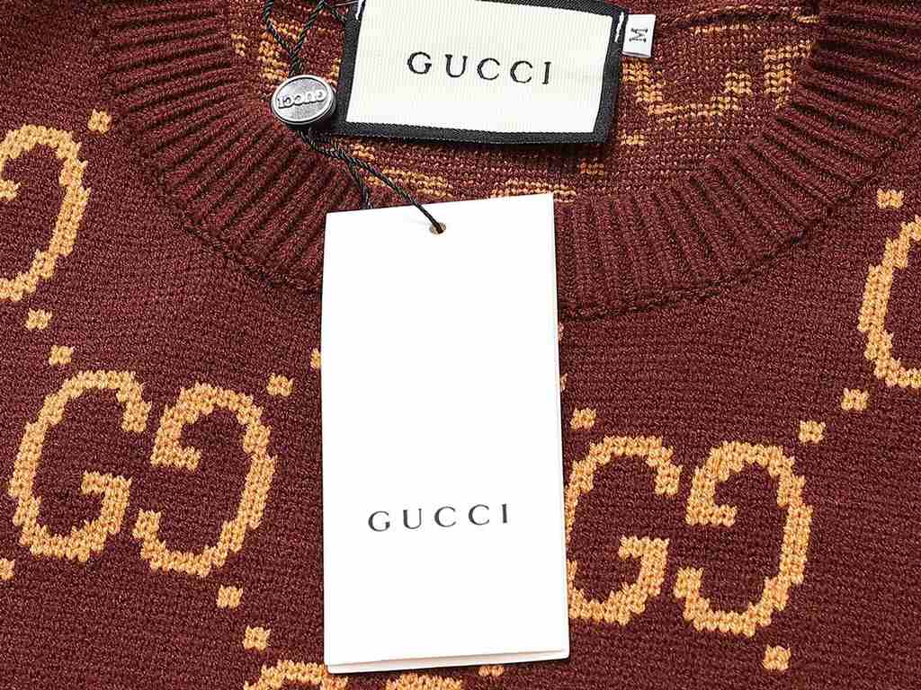 P280 (top of the line version) Distinctive cartons)Style Gucci Gucci Full Print Jacquard Customized Wool SweaterColor picture colorSize S-XXLMaterial woolAccessories full set of customized accessoriesGender-neutral Unise