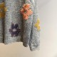 300  (size M23)ACNE studios Early Fall New Crew Neck Torn Floral Pattern SweaterSize SMLHandsome and fashionable on the body, but also gentle, rolled edge half-high neck hole design, multi-color floral design, literature