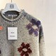 300  (size M23)ACNE studios Early Fall New Crew Neck Torn Floral Pattern SweaterSize SMLHandsome and fashionable on the body, but also gentle, rolled edge half-high neck hole design, multi-color floral design, literature