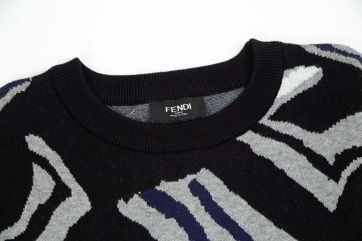 P235 FD fall and winter newest models! High-quality Italian imported fabrics, high-density knitting, versatile sweater, inside the shirt are handsome full! Logo logo! More wearable and more difficult to deform, excellent