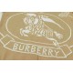 p280Burberry BURBERRY Hooded War Horse Wheat Fringe Jacquard Knit Sweater SweaterColor apricot brown dark blueSize S M L XL XXL