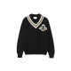 P235 【High qualityGucciGucci classic bee V-neck sweater.Classic evergreen models Wool and long-staple cotton blend Soft and cozy texture Factory OEM details unbeatable The only ZP version of the correct version on the ma