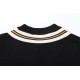 P235 【High qualityGucciGucci classic bee V-neck sweater.Classic evergreen models Wool and long-staple cotton blend Soft and cozy texture Factory OEM details unbeatable The only ZP version of the correct version on the ma