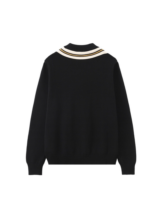 P235 【High qualityGucciGucci classic bee V-neck sweater.Classic evergreen models Wool and long-staple cotton blend Soft and cozy texture Factory OEM details unbeatable The only ZP version of the correct version on the ma