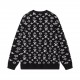 ￥230 (Heavyweight high version)Lv      Louis Vuitton 23ss New Jacquard Wool Knit Sweater OS Version  Men and WomenThe whole garment 500 grams of heavy weight seconds market currencyThe wool is knitted using 7 needle impo